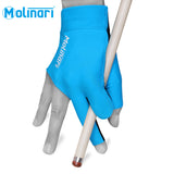 Molinari Billiard Glove for Right Hand Cyan XL
