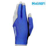 Molinari Billiard Glove for Left Hand Royal Blue S