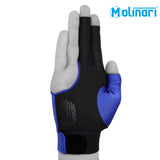 Molinari Billiard Glove for Right Hand Royal Blue L