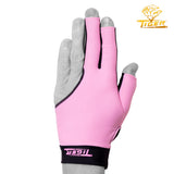 Tiger-X Pro Billiard Glove for Left Hand Pink S