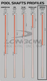 Longoni Maple Pool Cue Break Shaft VP2 Joint