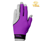 Tiger-X Pro Billiard Glove for Left Hand Purple M