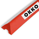 OKKO K66 Pool Table Rail Rubber Orange 48", Set of 6