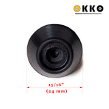 OKKO Billiard Cue Rubber Bumper 24 mm, with Screw