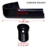 OKKO Pool Table Large Rubber Gulley Boots, Set of 6