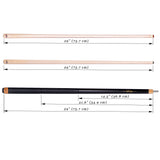 Longoni Niels Feijen TJB Jump Break Pool Cue w/2 Shafts