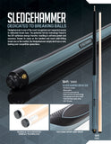 Shaft for McDermott Sledgehammer SH1 Break Pool Cue