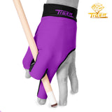Tiger-X Pro Billiard Glove for Left Hand Purple M