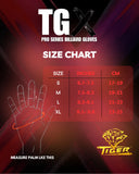 Tiger-X Pro Billiard Glove for Left Hand Red S