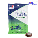 Triangle Cue Tip Ø12.5mm 50 pcs 1 package