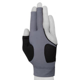 Predator Billiard Glove for Left Hand Black w/Grey Logo XXS