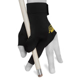 Predator Billiard Glove for Left Hand Black w/Yellow Logo S/M