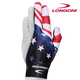 Longoni Billiard Glove Flag 3 for Left Hand