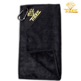 Tiger Microfiber Billiard Towel with Hook