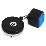 OKKO Retractable 8-Ball Chalker  w/Belt Clip Black