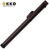 OKKO Billiard Hard Round Case Dark Brown 1x1