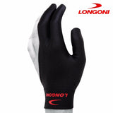 Longoni Billiard Glove for Left Hand Black