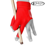 Kamui Billiard Glove QuickDry for Left Hand Red XXL