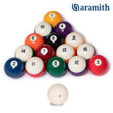 Aramith Crown Standard Pool Ball set 2 1/4" w/Magnetic Cue Ball
