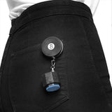 OKKO Retractable Octagon 8-Ball Chalker w/Belt Clip Black