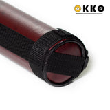 OKKO Billiard Hard Round Case Burgundy 1x1