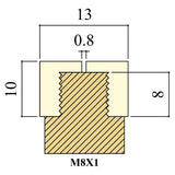 Longoni JBR Ferrule Pool Slim - Carom S30