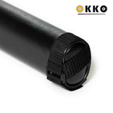OKKO Billiard Hard Deluxe Oval Case Black 1x1