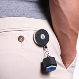 OKKO Retractable Hexagon 8-Ball Chalker w/Belt Clip Black