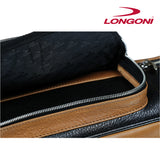 Longoni Giotto Autunno Luxury Leather Cue Case 4 x 8