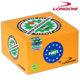 Longoni NIR Super Professional Billiard Chalk Green 3 pcs