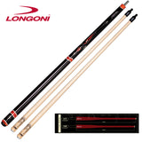 Longoni Black Pearl II Carom Cue w/2 E71 S30 Shafts
