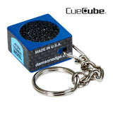 Cue Cube Tip Tool 2 in 1 w/keychain Blue