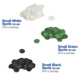 Tweeten Small Green Spots 1/2" 50 pcs