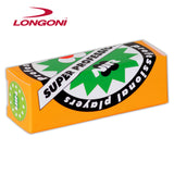 Longoni NIR Super Professional Billiard Chalk Green 75 pcs 1 case