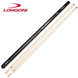 Longoni Inspiration Carom Cue w/2 E69 Maple Shafts