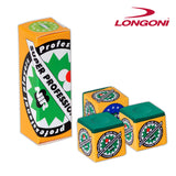 Longoni NIR Super Professional Billiard Chalk Green 3 pcs