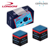 Longoni Blue Diamond Billiard Chalk 50 pcs 1 case
