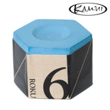 Kamui Roku Billiard Chalk Blue 1 pc w/Chalk Holder