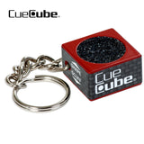 Cue Cube Tip Tool 2 in 1 w/keychain Red