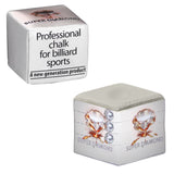Super Diamond Billiard Chalk Grey White Box 1 pc