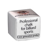 Super Diamond Billiard Chalk Grey White Box 1 pc