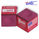 Master Billiard Chalk Burgundy 12 pcs