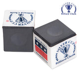 Silver Cup Billiard Chalk Charcoal 12 pcs