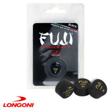 Longoni Fuji Black Cue Tip Ø14mm Medium 1 pc