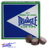 Triangle Cue Tip Ø14mm 50 pcs 1 box