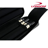 Longoni Giotto Notte Luxury Leather Cue Case 4 x 8