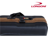 Longoni Skipper Hard Cue Case 2 x 4 w/Shoulder Strap